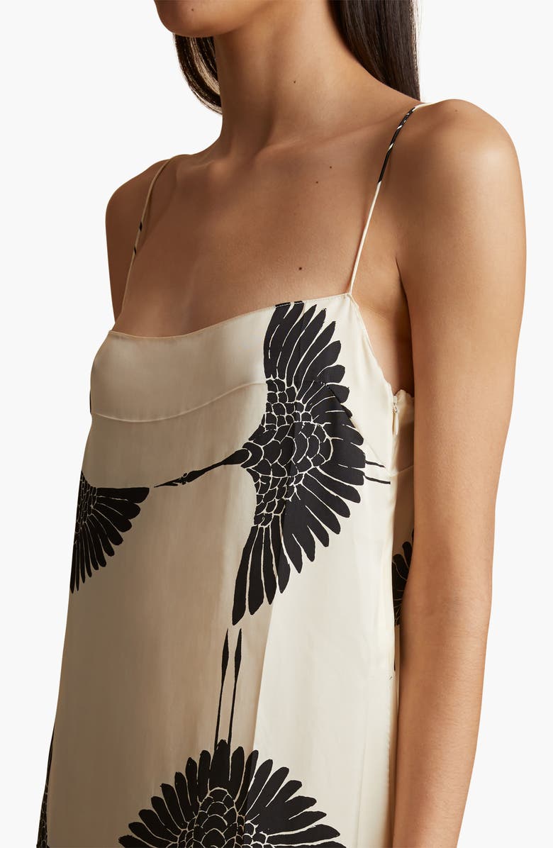 Khaite The Sicily Print Midi Dress, Alternate, color, 