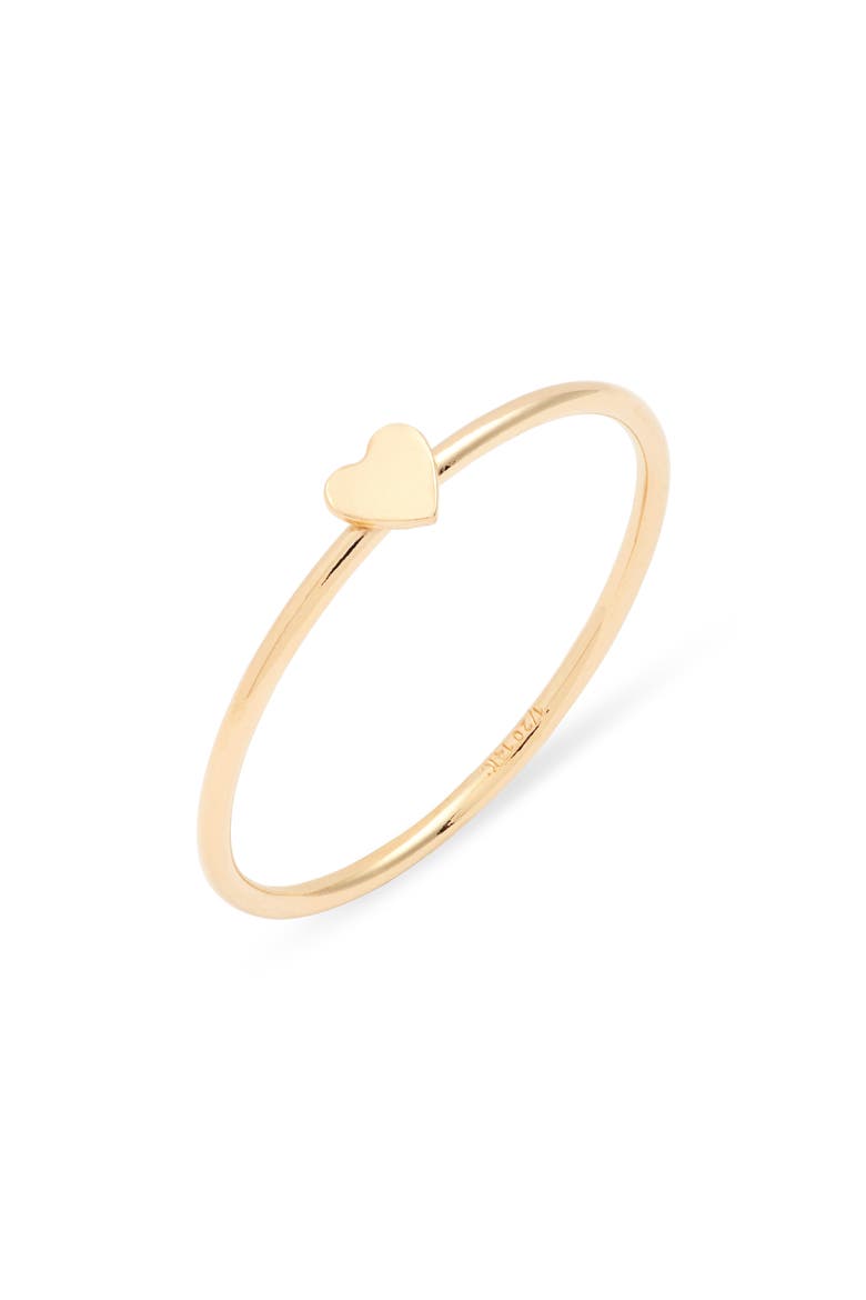 Heart Stacking Ring, Main, color, GOLD FILL