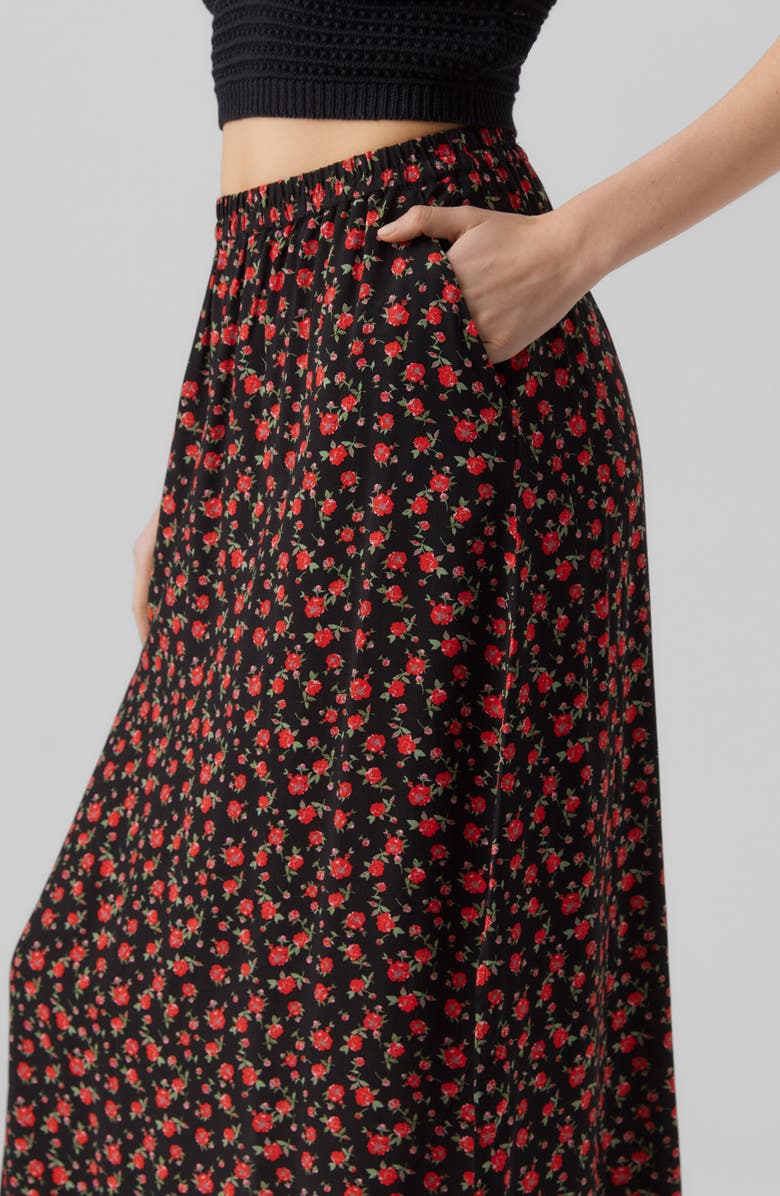 VERO MODA Easy Floral Maxi Skirt, Alternate, color,