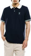 Psycho Bunny Drew Contrast Collar Pima Cotton Piqué Polo