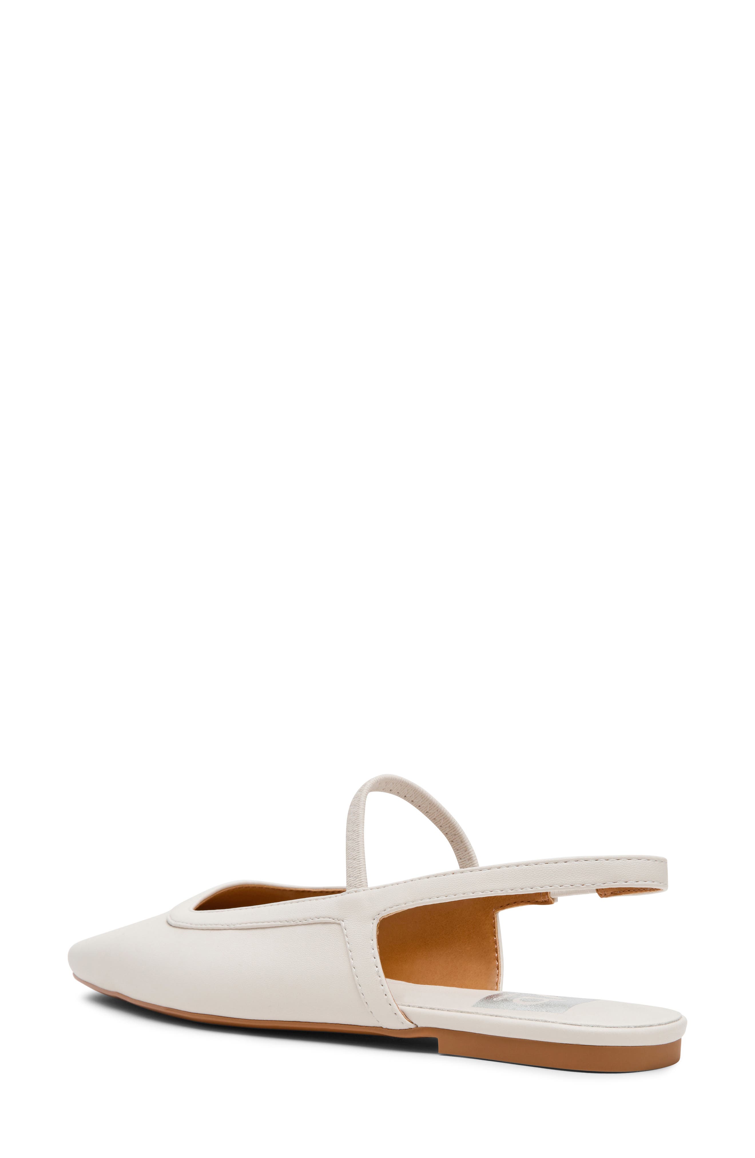 Fiera Slingback Flat, Alternate, color, OFF WHITE