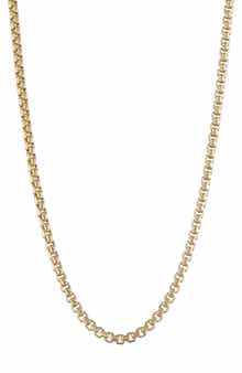 FUZION CREATIONS 14K Gold Box Chain Necklace