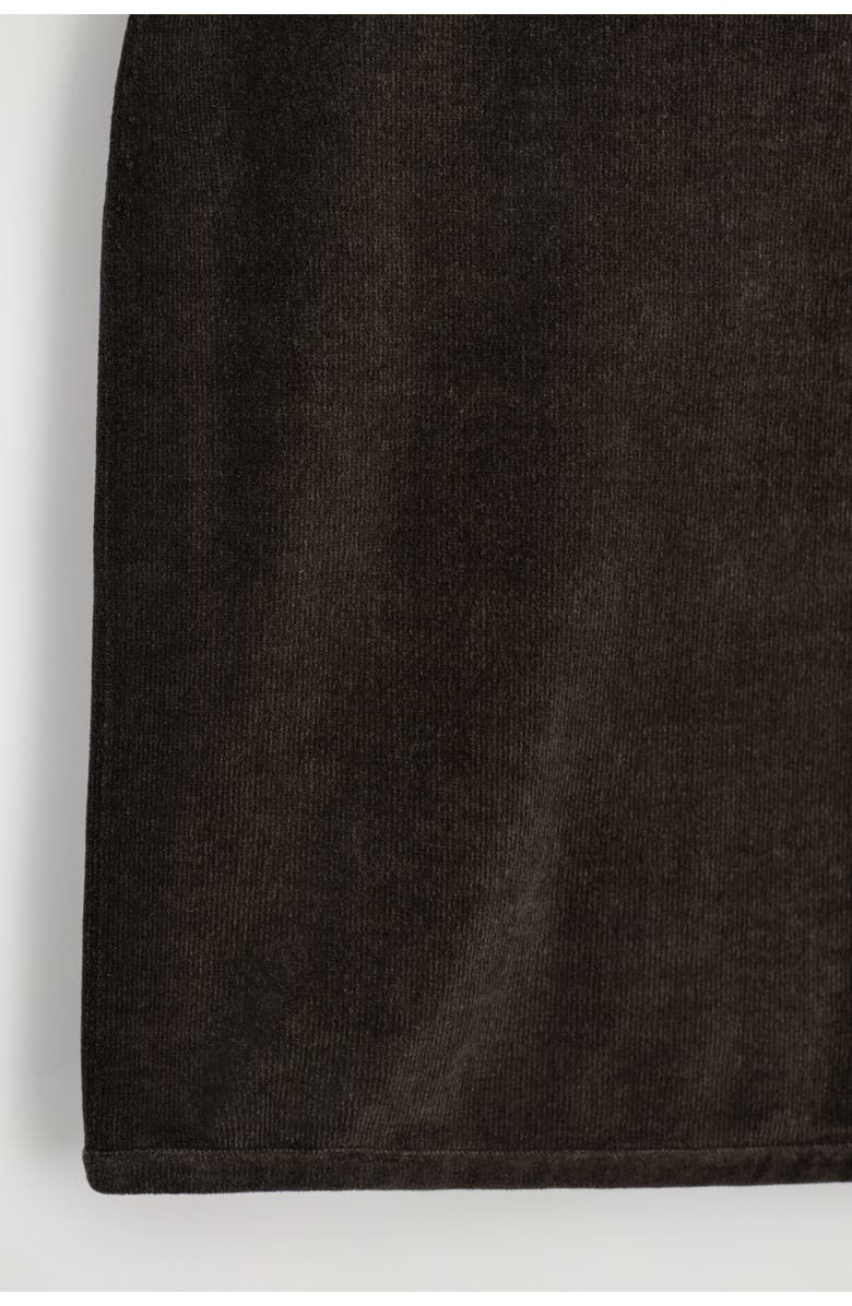 COS Chenille Mini Skirt, Alternate, color, Brown