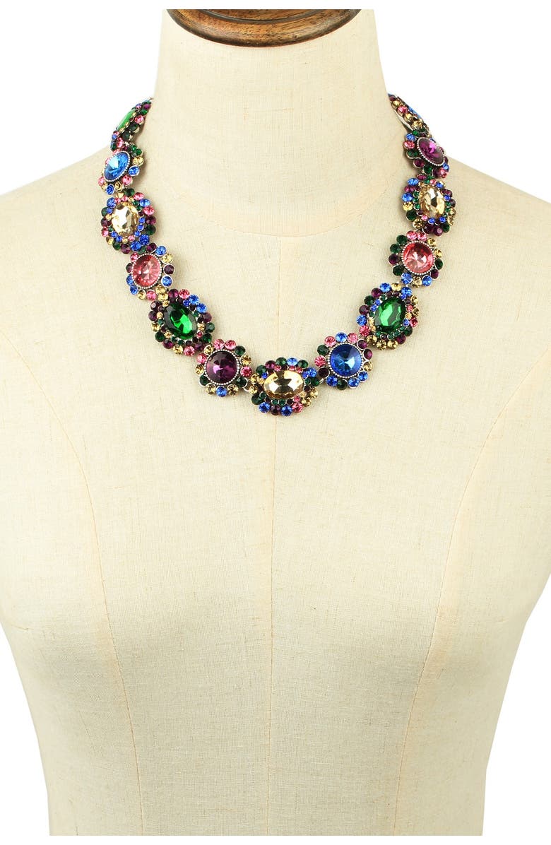 EYE CANDY LOS ANGELES Color Collar Necklace, Alternate, color, Multi Color