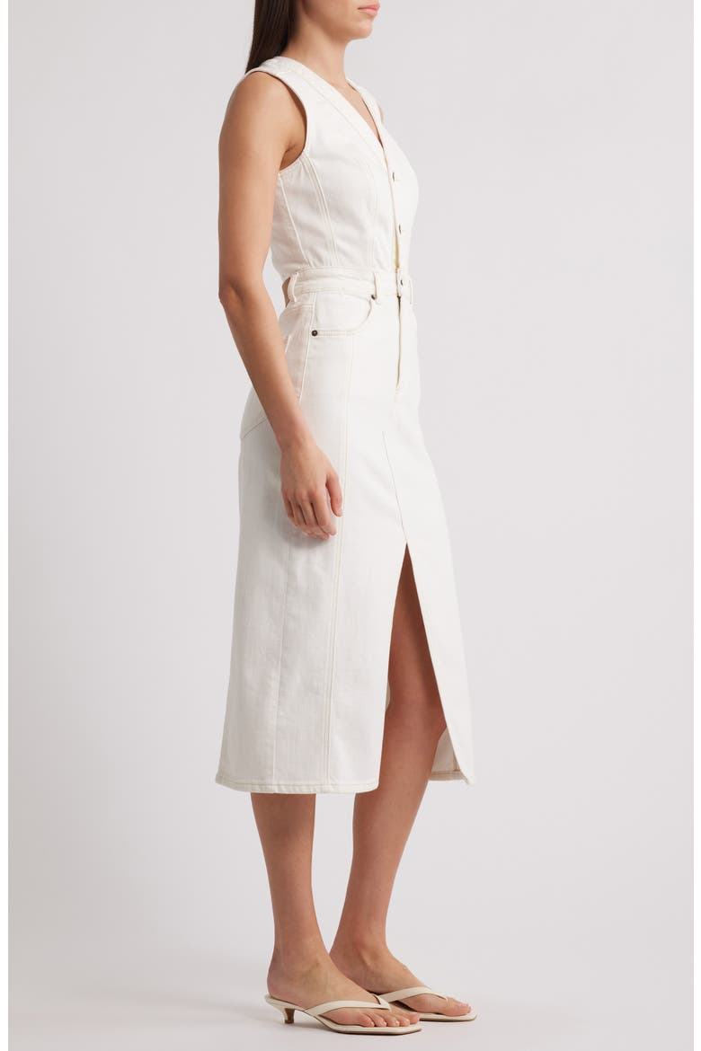 Westwood Sleeveless Denim Dress, Alternate, color, VINTAGE ECRU