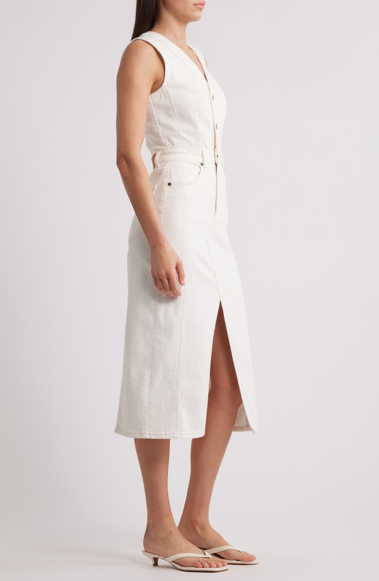 Rails Westwood Sleeveless Denim Dress, Alternate, color, Vintage Ecru