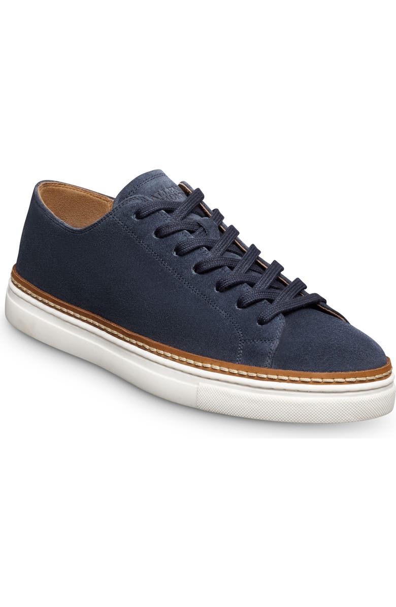 Allen Edmonds Percy Low Top Sneaker, Main, color, Navy