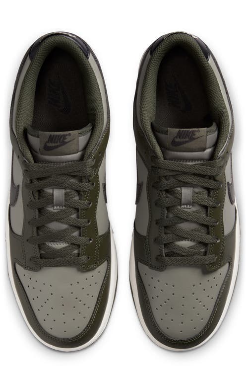 Nike Dunk Low Retro Basketball Sneaker In Green