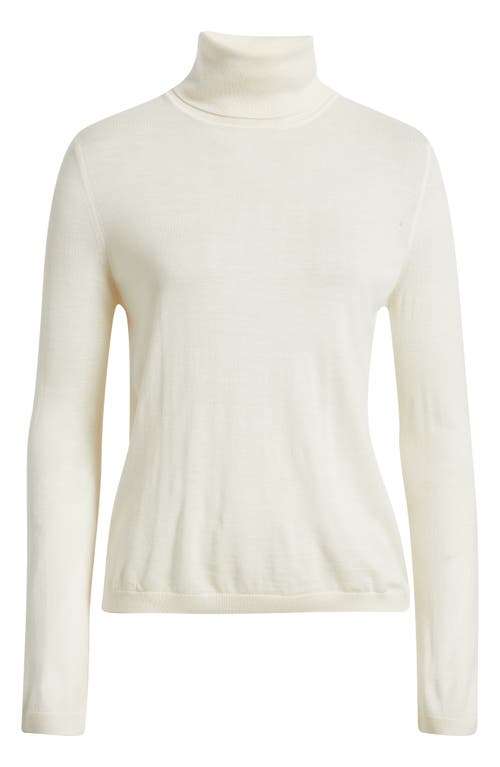 Mavi Jeans Turtleneck Wool Sweater In White