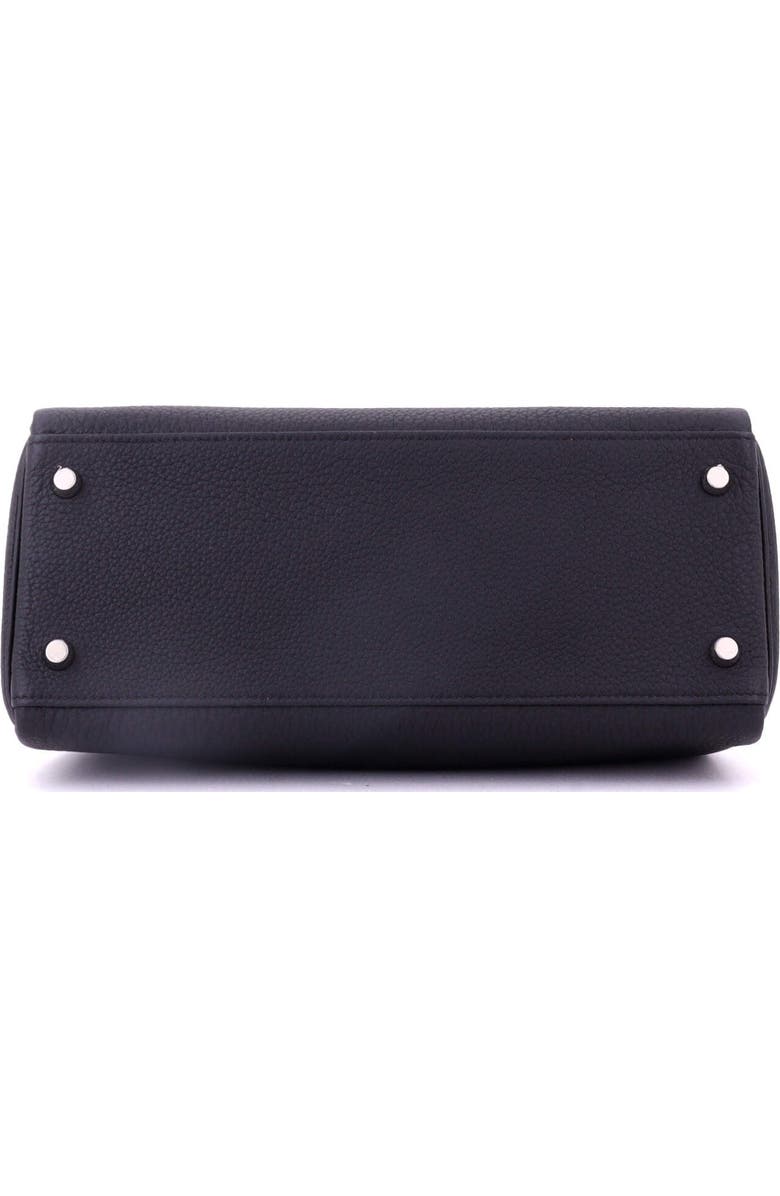 Pre-Owned Hermes Kelly Handbag Black Togo with Brushed Palladium Hardware 28, Alternate, color, Noir