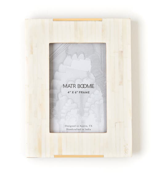 Matr Boomie Mukhendu Picture Frame In White