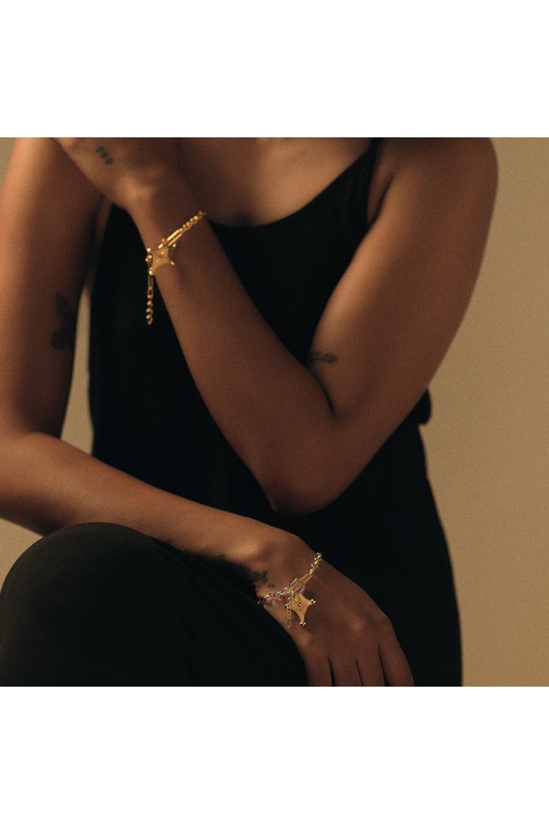 CRUZ BRACELET, Alternate, color, Gold Plated