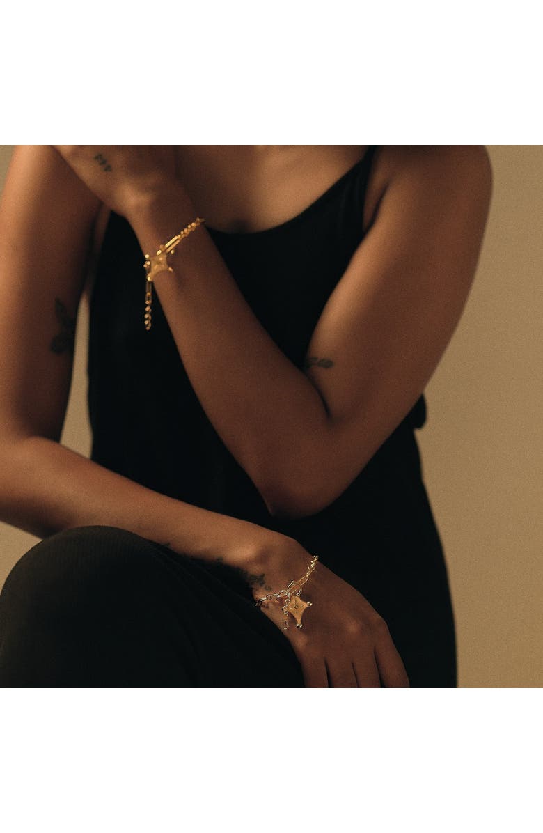 Dhwani Bansal Cruz Bracelet, Alternate, color, Gold Plated