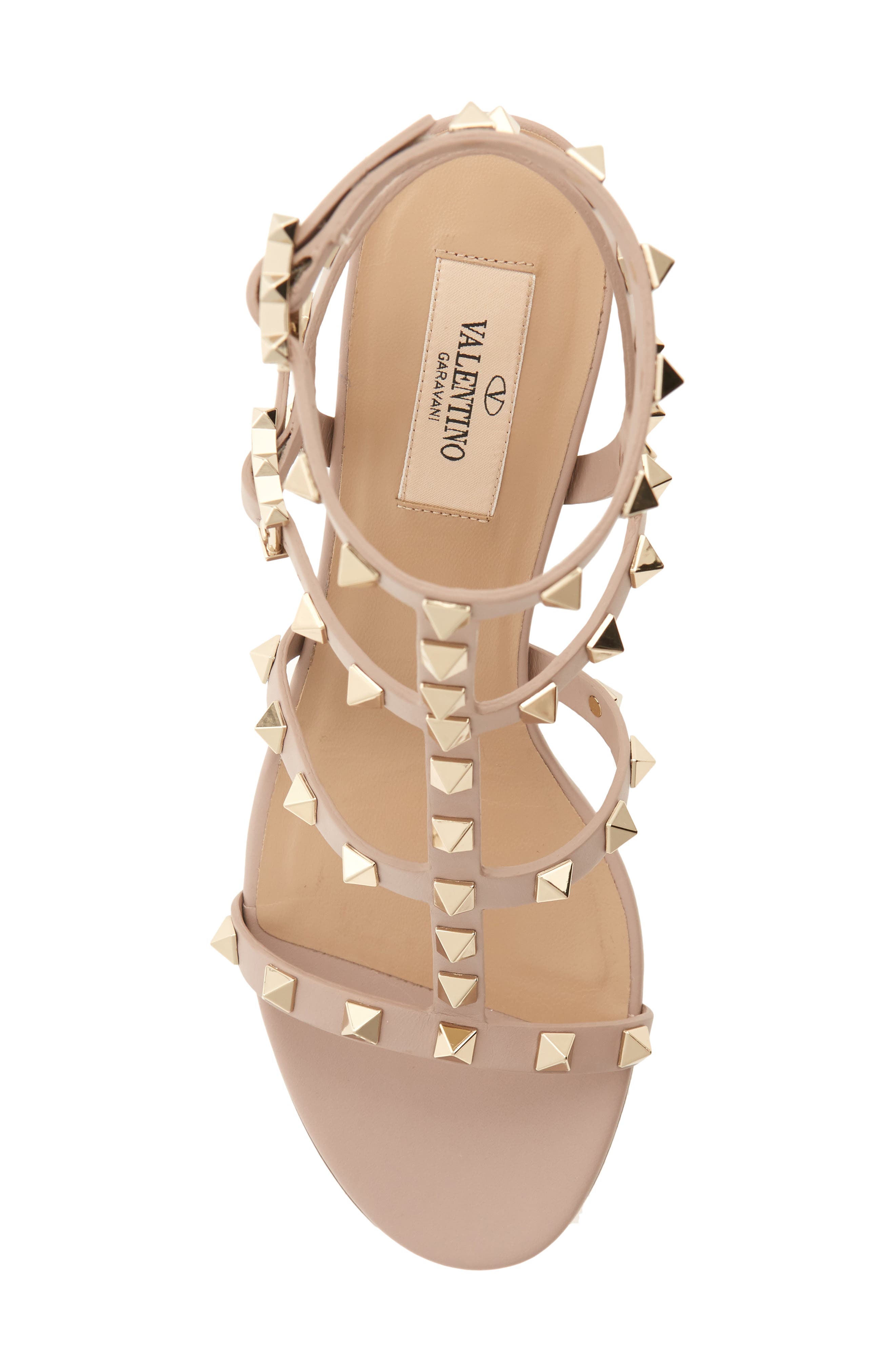 Valentino Garavani Rockstud Block Heel Sandal, Alternate, color, 