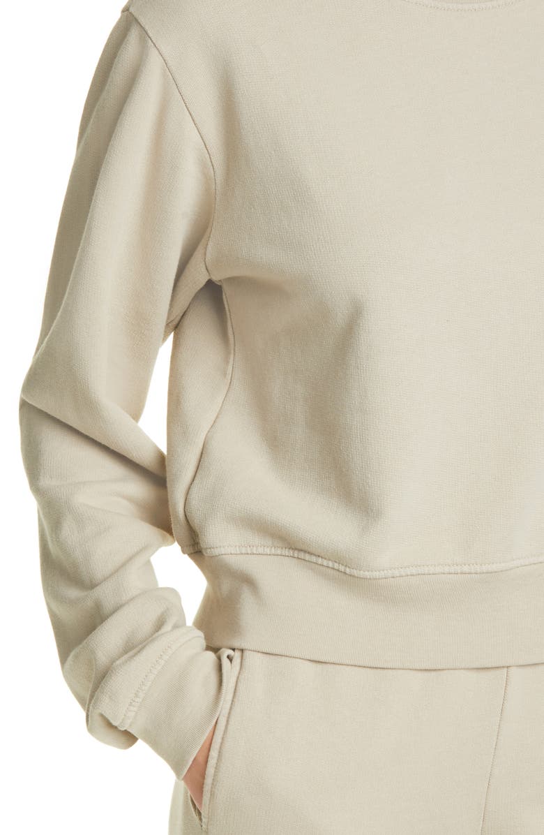 COTTON CITIZEN Milan Tie Dye Crop Sweatshirt, Alternate, color, Cashew