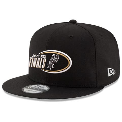 Men's New Era Black San Antonio Spurs 2026 NBA Finals 9FIFTY Snapback Hat