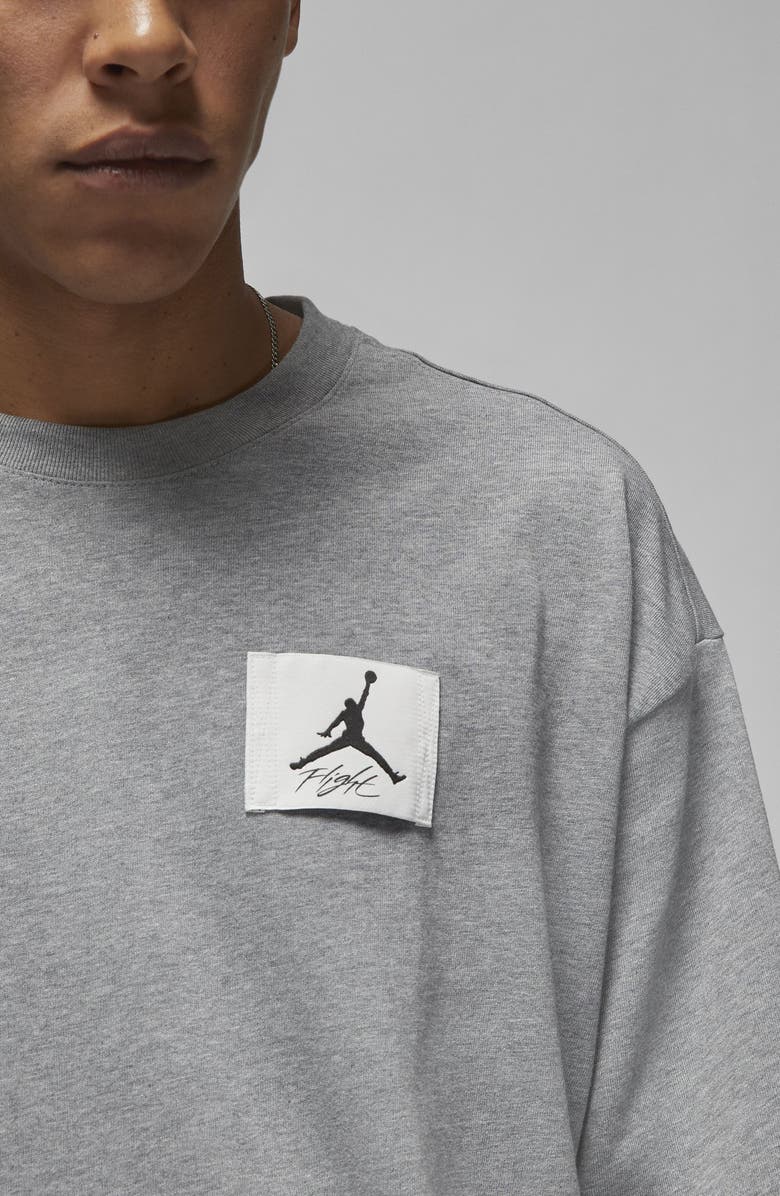 Jordan Flight Essentials Jumpman Oversize T-Shirt, Alternate, color, Carbon Heather