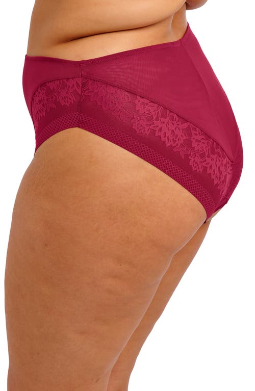 Elomi Nerina High Leg Briefs In Red