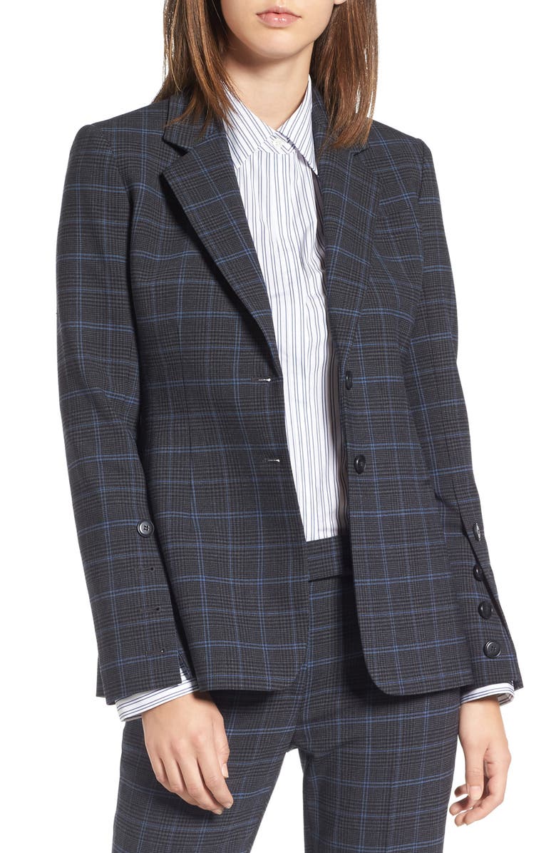 Lewit Sculpted Waist Blazer, Main, color, 