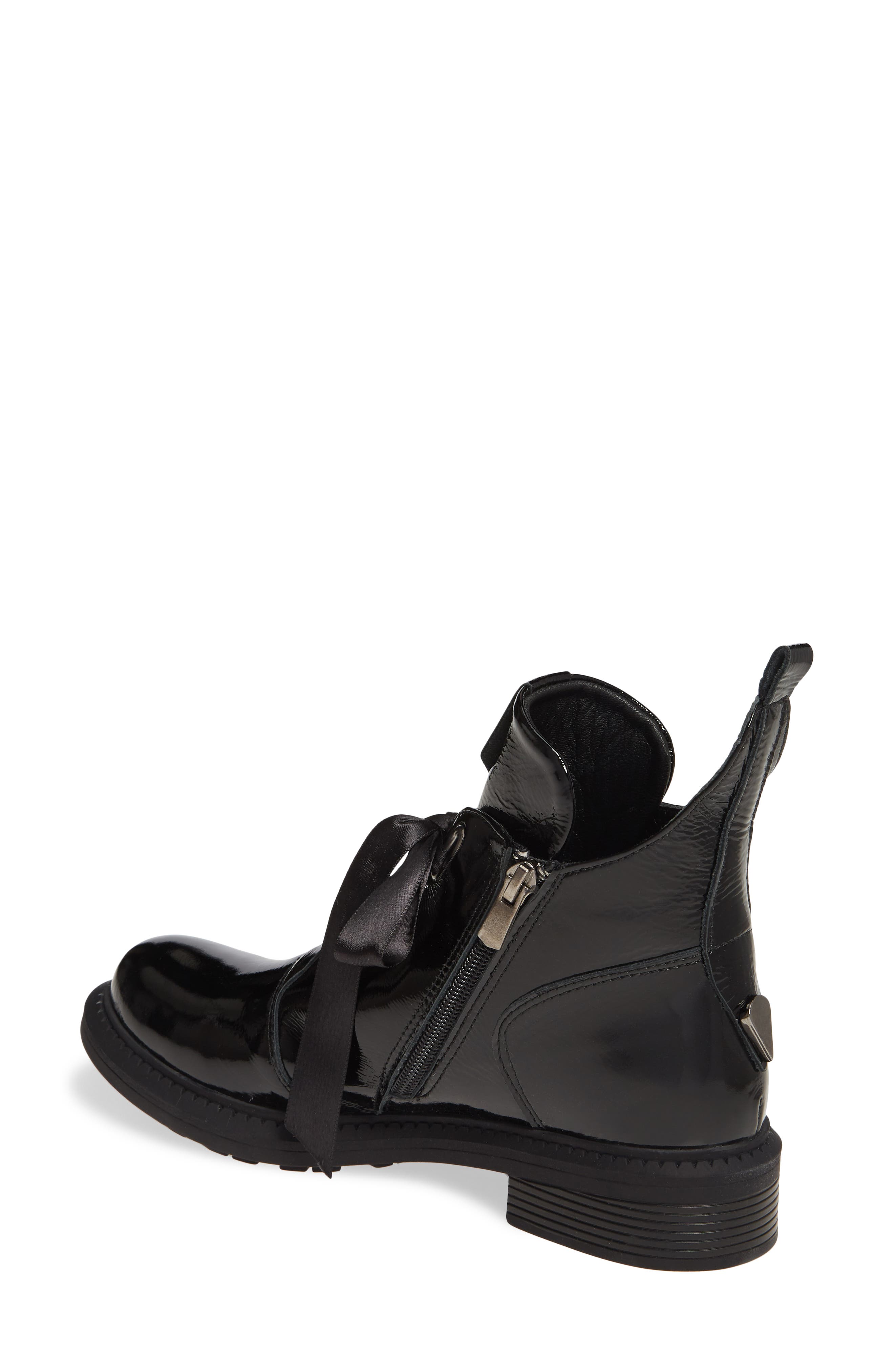 Tease Bootie, Alternate, color, BLACK PATENT LEATHER
