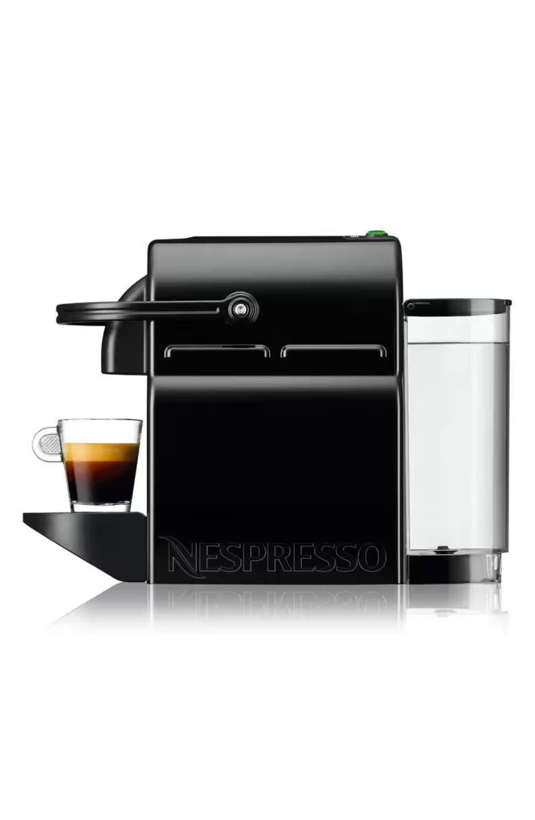 Nespresso Inissia Coffee Machine & Aeroccino Frother Set, Alternate, color, Black
