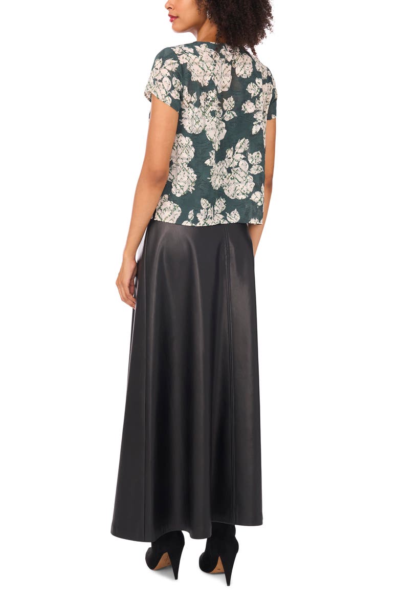 Cowl Neck Top, Alternate, color, FOREST NIGHT