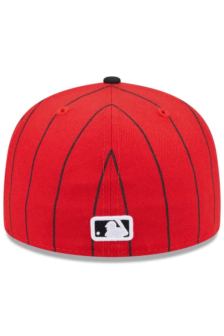 Men's New Era Red/Black Chicago White Sox 2025 City Connect 59FIFTY Fitted Hat, Alternate, color, Red