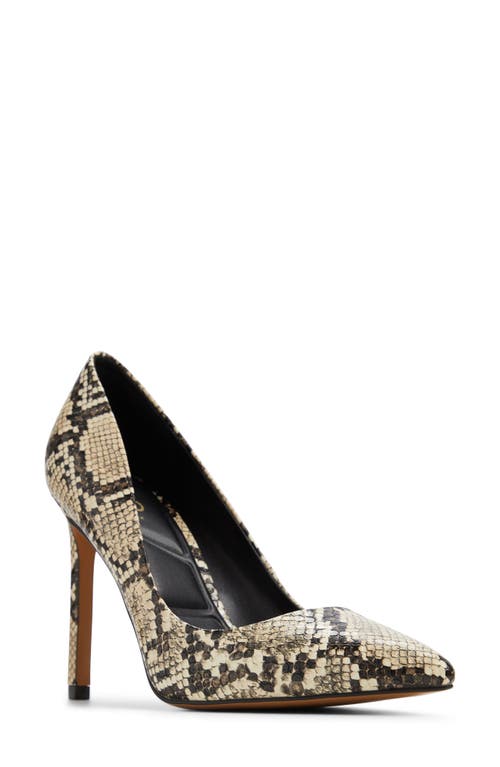 Aldo Lala Pointed Toe Pump In Black Combo