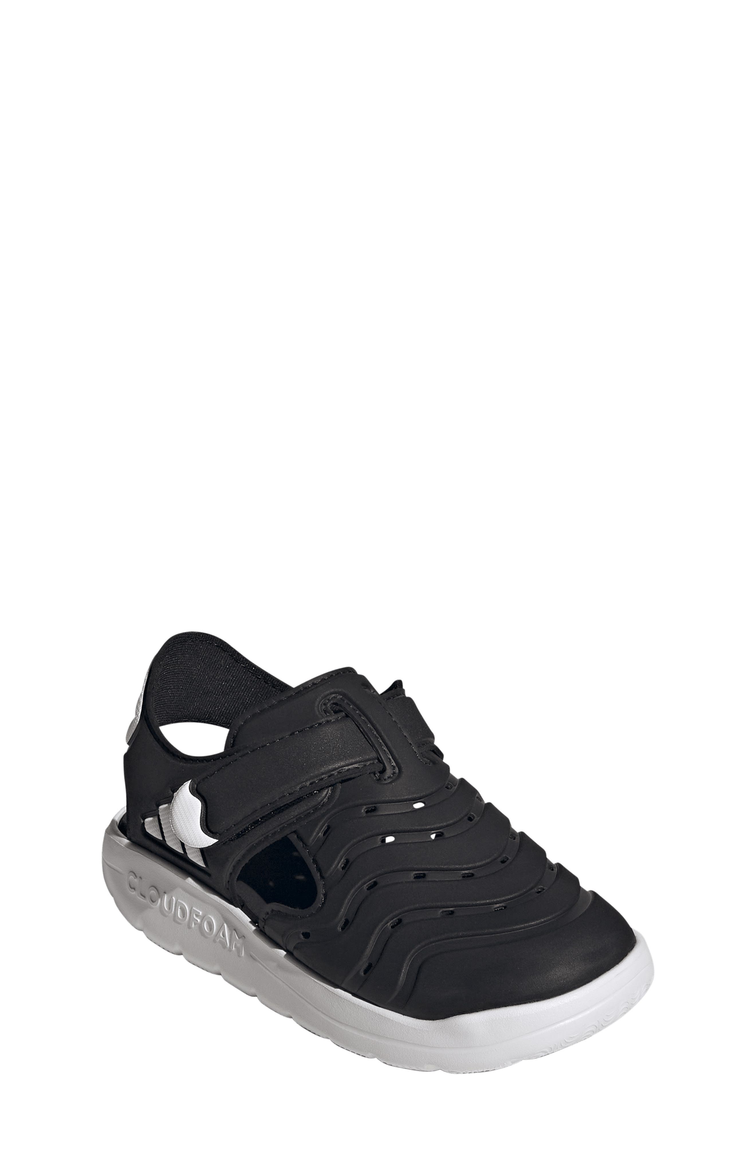 Kids' Water Sandal, Main, color, BLACK/ FOOTWEAR WHITE