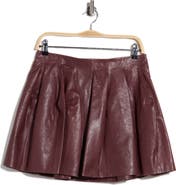 Simkhai Bryar Leather Miniskirt