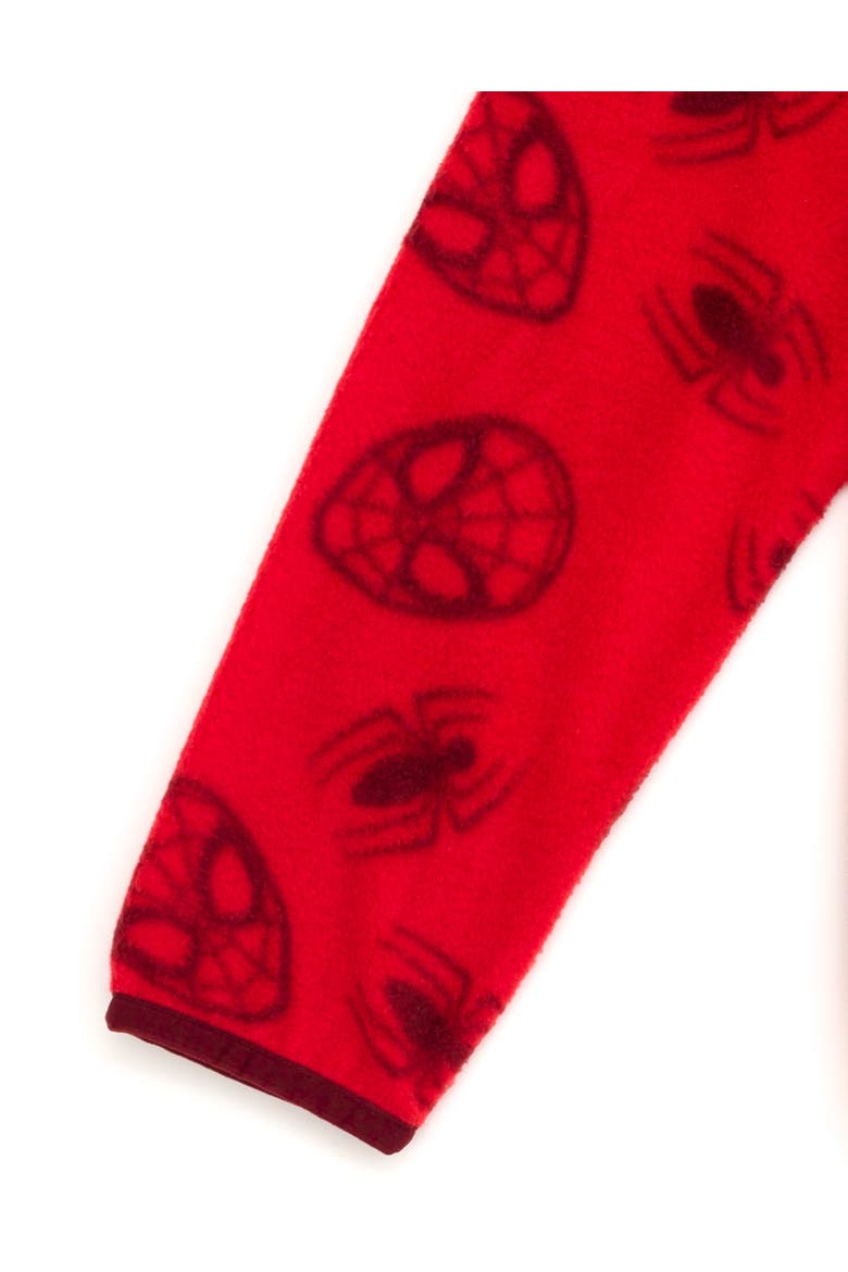 Spider-Man Zip-Up Fleece Jacket, Alternate, color, Spider Man Red