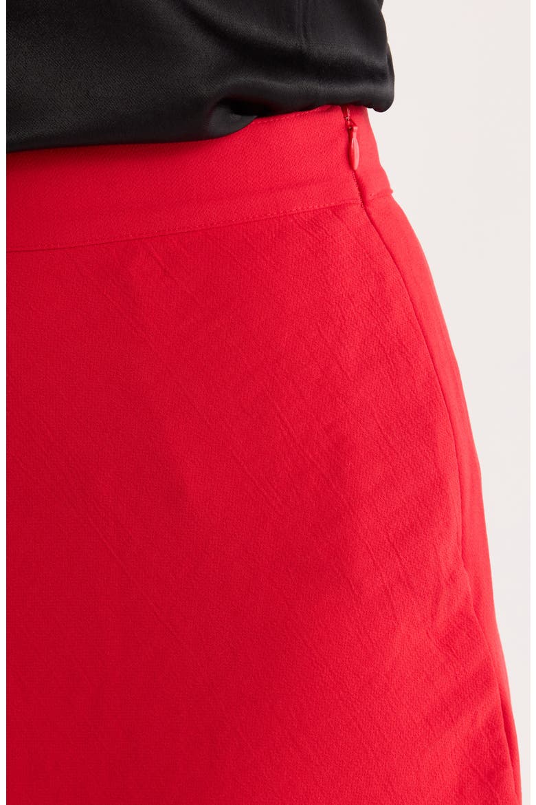 Natalia Midi Circle Skirt, Alternate, color, CHERRY RED