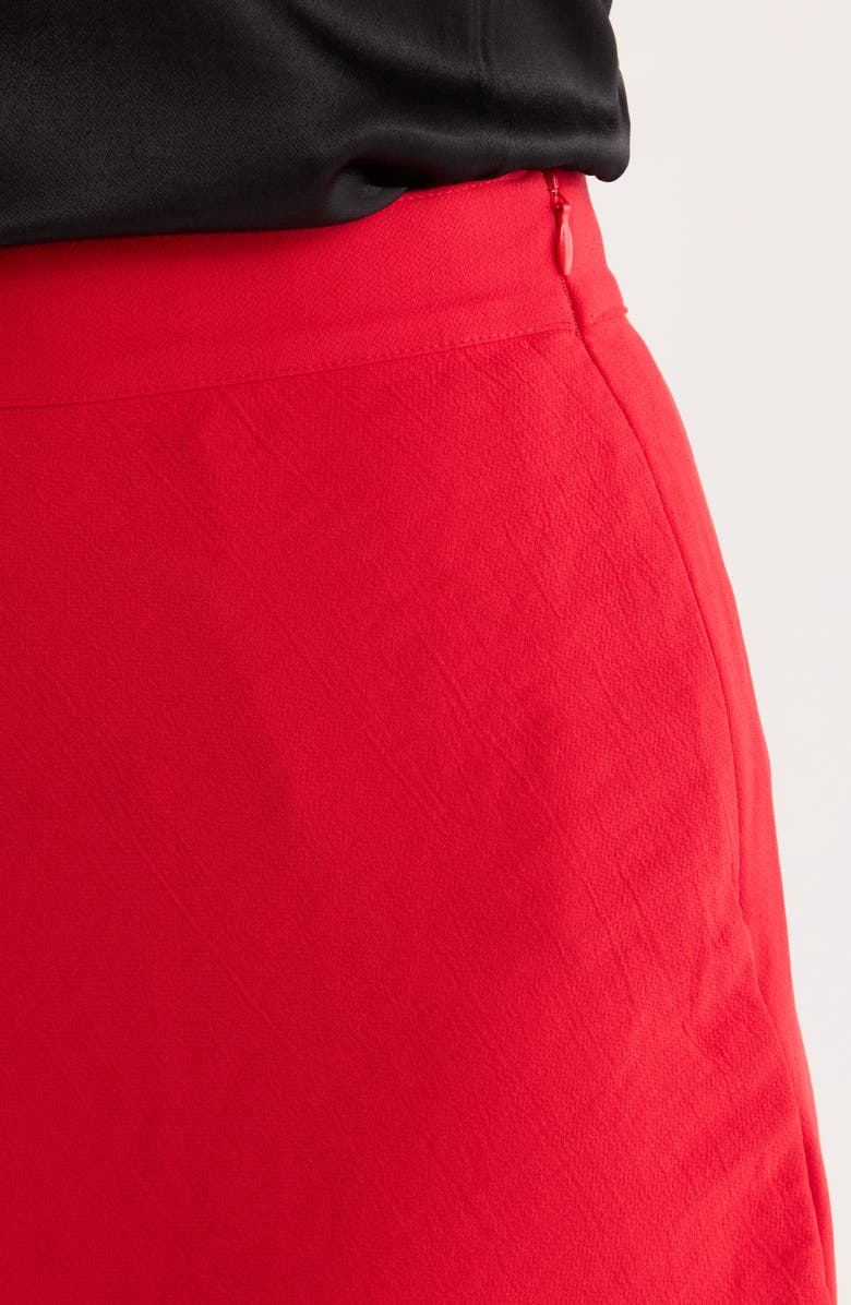 Marine Layer Natalia Midi Circle Skirt, Alternate, color, Cherry Red