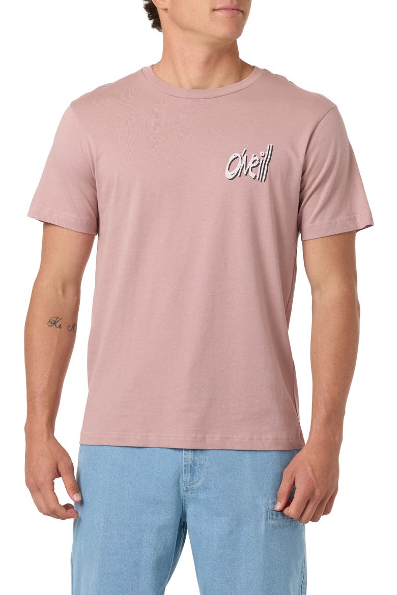 Bomb It Graphic T-Shirt, Main, color, DEAUVILLE MAUVE