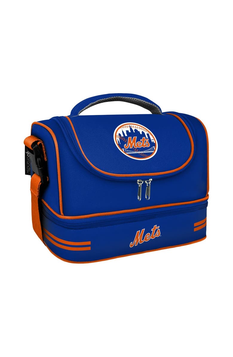 LOGO BRANDS New York Mets Lunch Cooler, Main, color, Royal