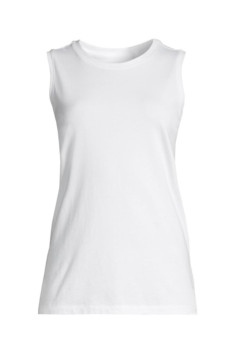 Supima Cotton Tank Top, Alternate, color, White