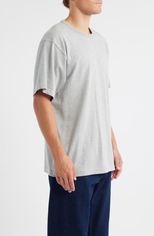 Edwin Oversize Heavyweight Cotton T-shirt In Blue