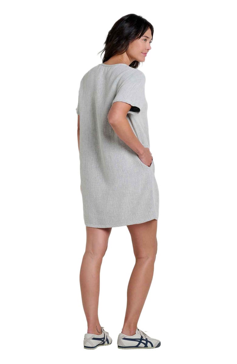 Toad & Co Tate Double Weave Short Sleeve Dress, Alternate, color, Salt