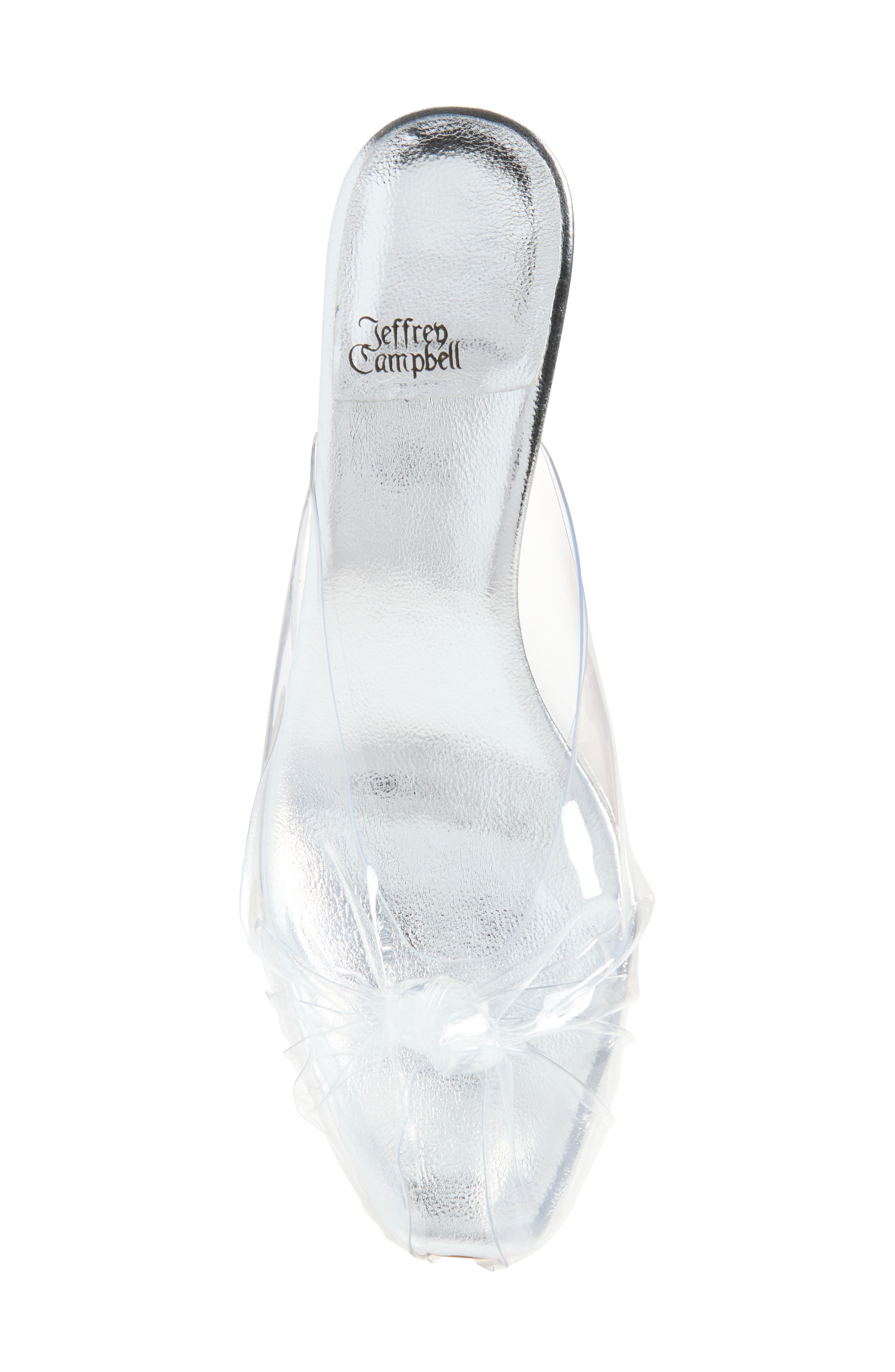 Jeffrey Campbell Crystala Knotted Open Toe Slide Sandal, Alternate, color, 