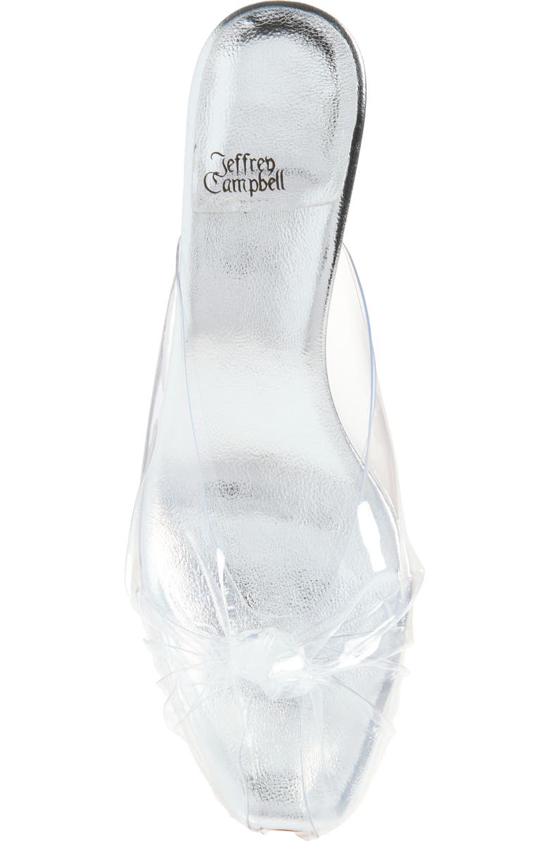 Jeffrey Campbell Crystala Knotted Open Toe Slide Sandal, Alternate, color,
