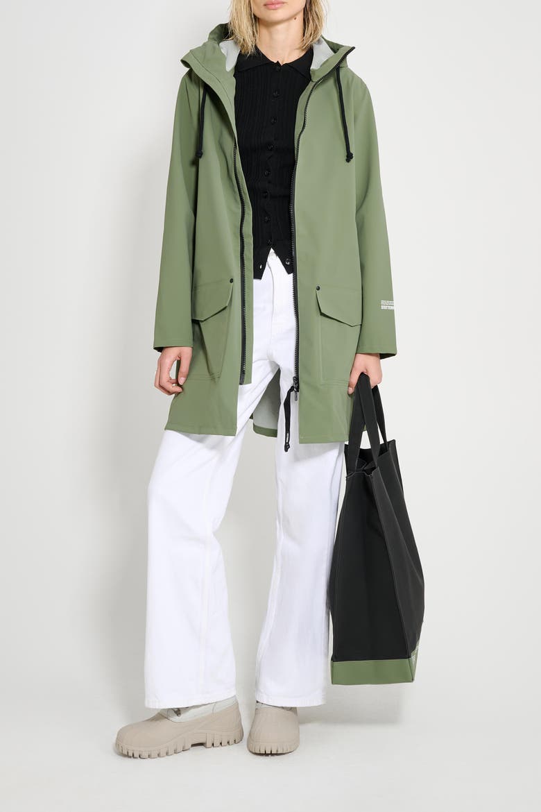 Mosebacke Patch Matte Raincoat (Women) | Nordstrom