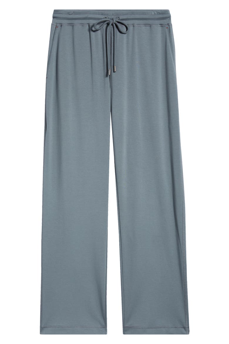 Stretch Cotton & Modal Blend Drawstring Pajama Pants, Alternate, color, OCEAN