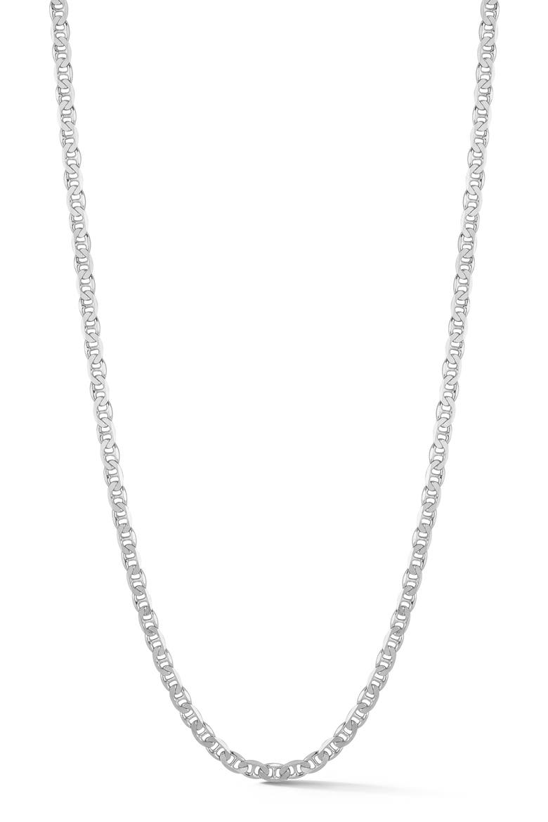 Men's 6mm Mariner Chain Necklace, Main, color, SILVER