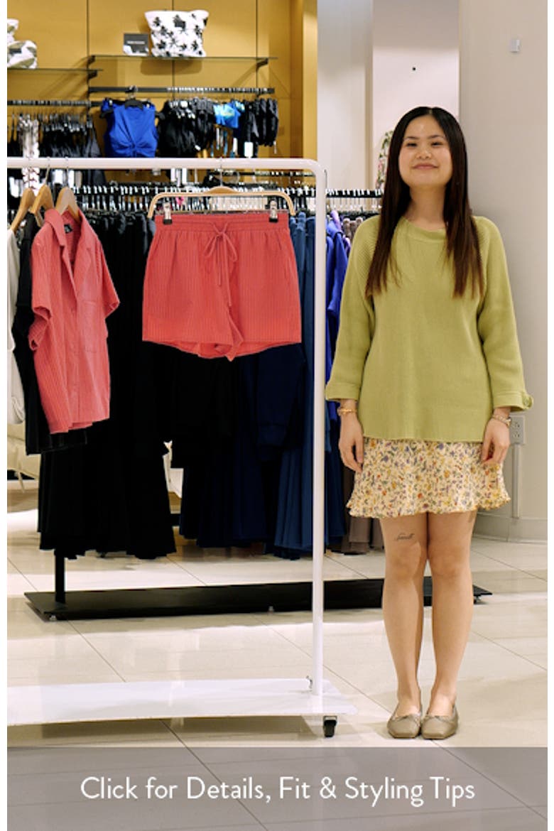Mara Stripe Drawstring Waist Shorts (Nordstrom Exclusive) video