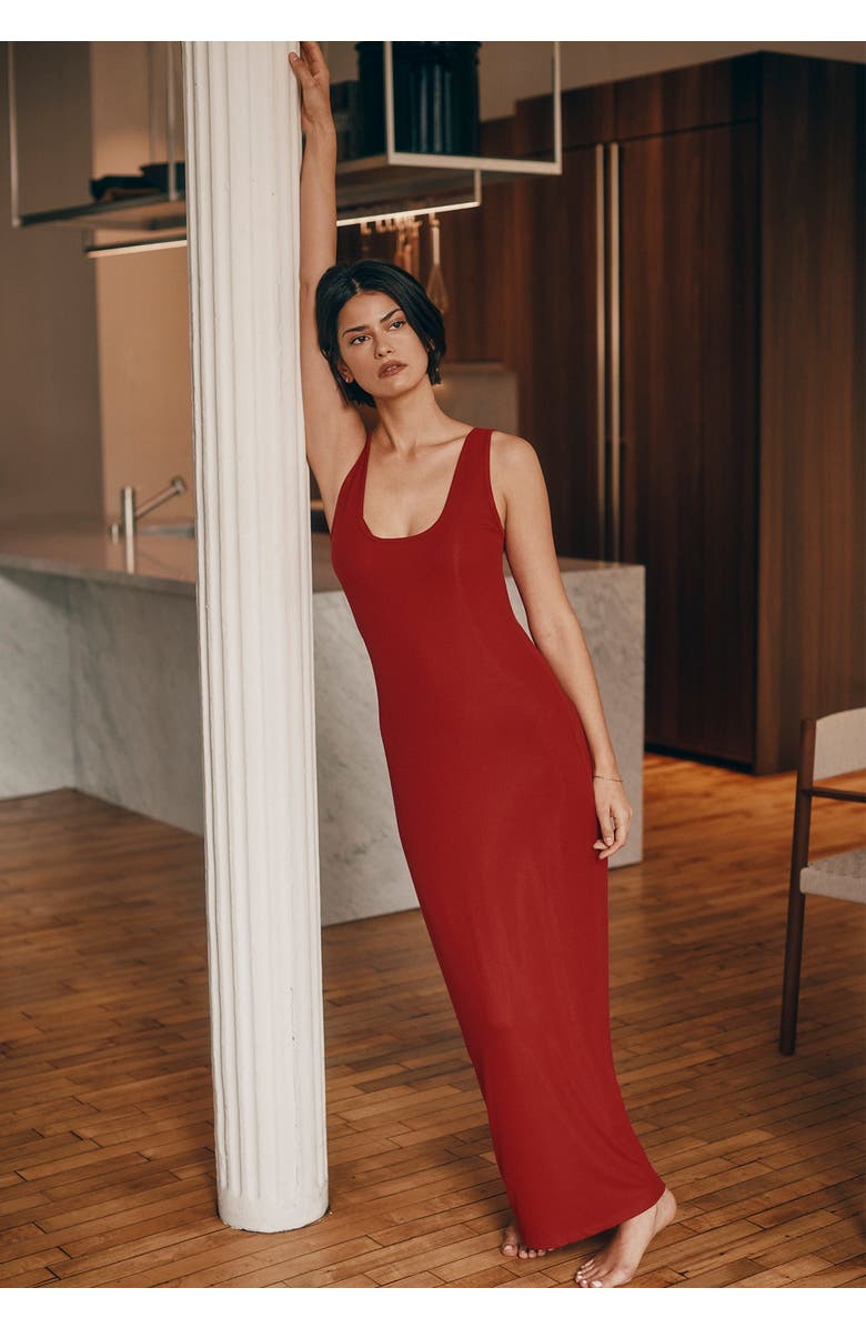 CUUP The Midi Dress, Alternate, color, Scarlet