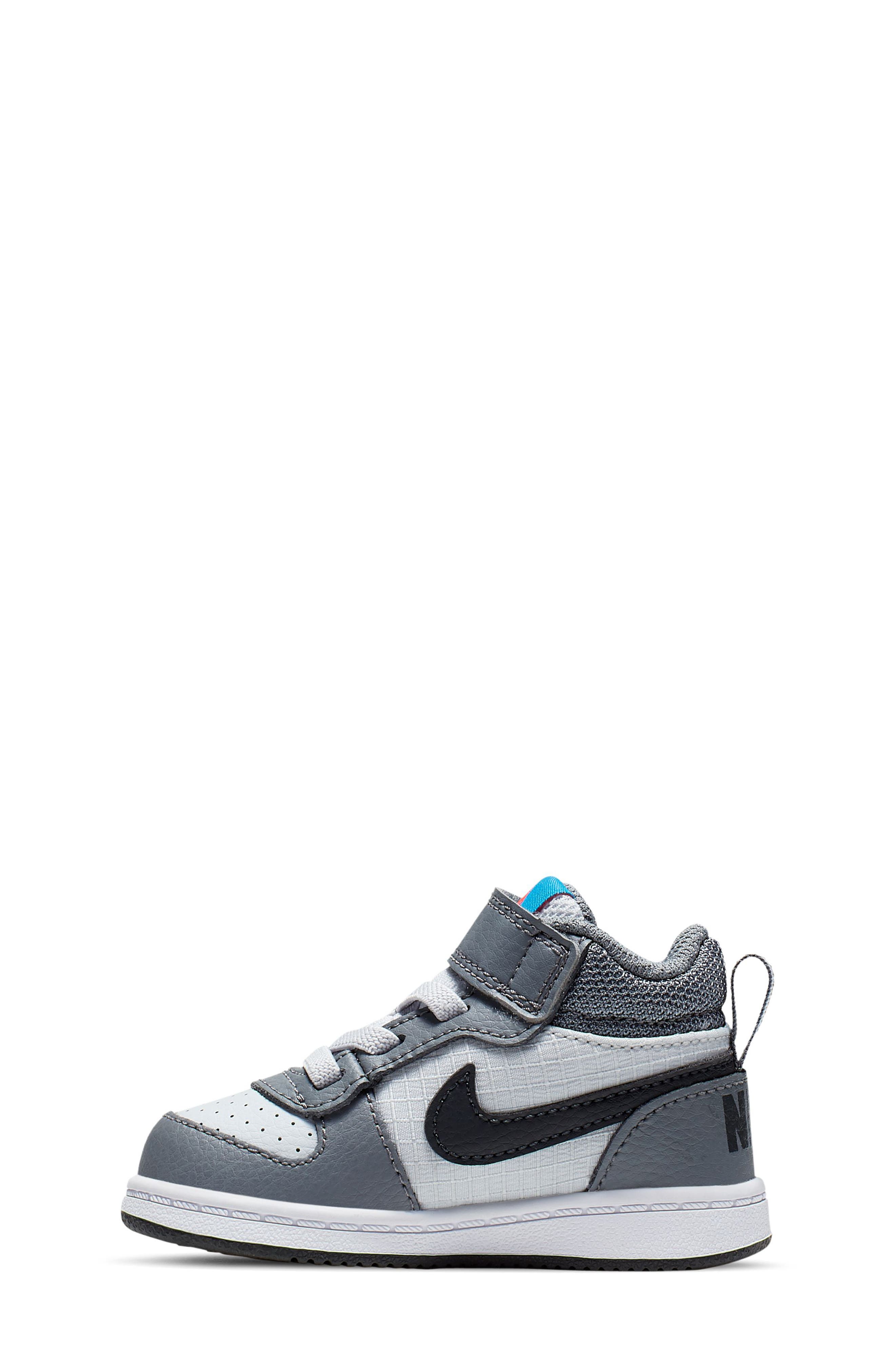 Nike Kids' Court Borough Mid Sneaker, Alternate, color, Grey/ Anthracite