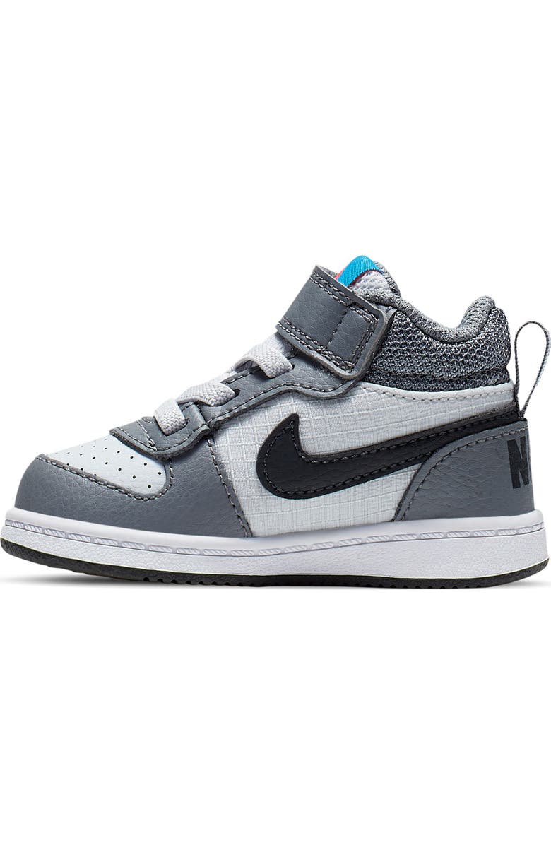Nike Kids' Court Borough Mid Sneaker, Alternate, color, Grey/ Anthracite