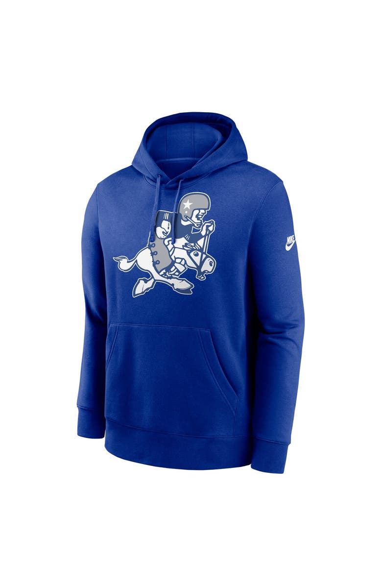 Nike Men's Nike Royal Dallas Cowboys Rewind Retro Joe Club Pullover Hoodie, Alternate, color, Royal