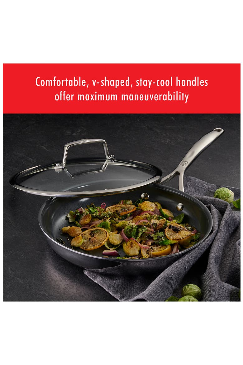 Energy Plus 10-Piece Nonstick Cookware Set, Alternate, color, STAINLESS STEEL