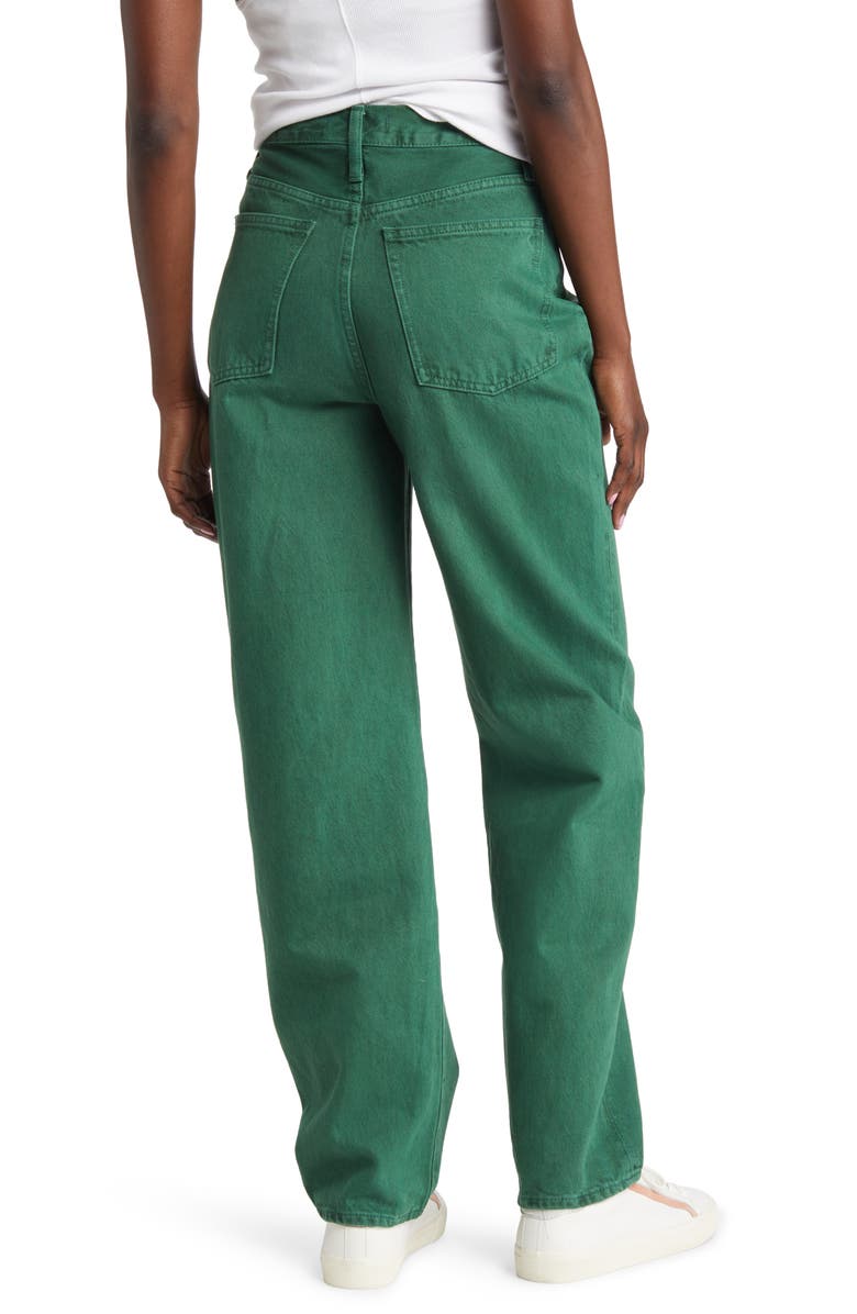 Madewell Garment Dye Baggy Straight Jeans, Alternate, color,